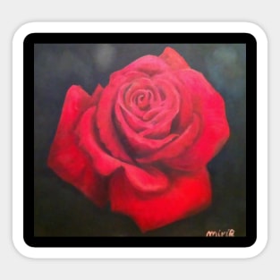 Red Rose Sticker